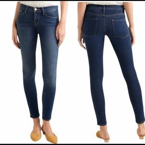 Frame Mid Rise Le Skinny de Jeanne Jeans Size 26